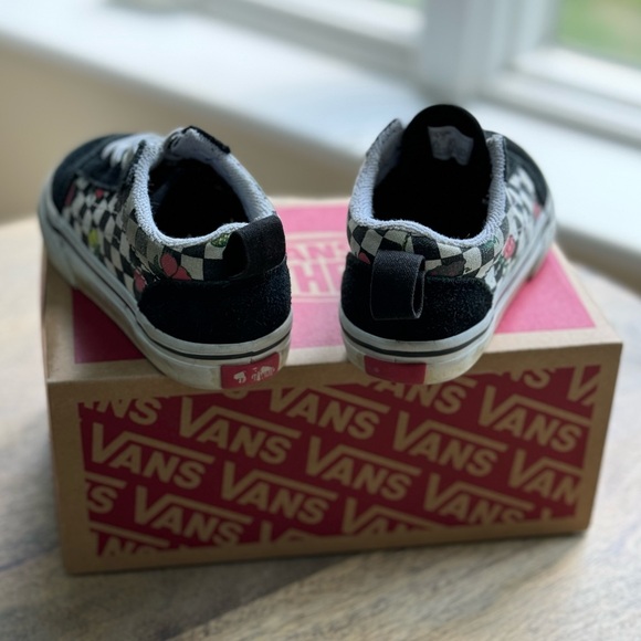 Vans toddler size 7 old school elas fruit checkerboard sneakers - Picture 3 of 5